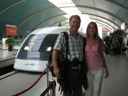 Arriving in Shanghai on the Maglev