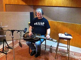 Ian, recording at Revolver